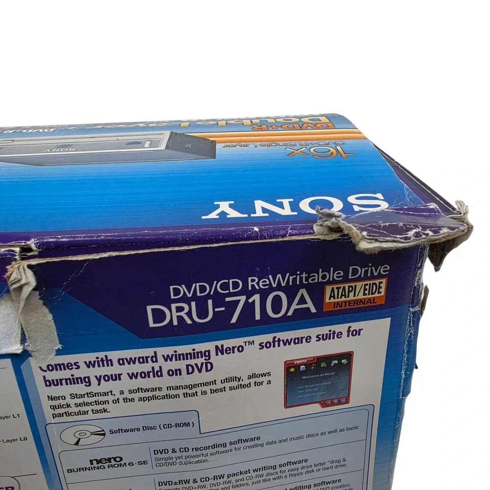 Sony DRU-710A 16x DVD+R Double Layer DVD±RW CD-RW IDE Internal Drive Black